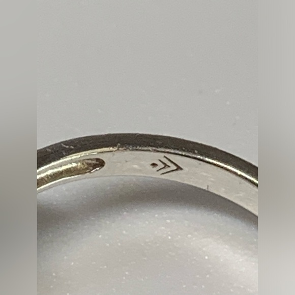 Silpada Sterling Silver & CZ 11.5mm Cross Ring Size 7.5 - Picture 6 of 13